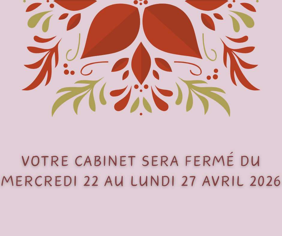 Fermeture du 22 au 27 avril 2026